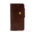 SHOWKOO original top quality brown leather cases for iphone 7